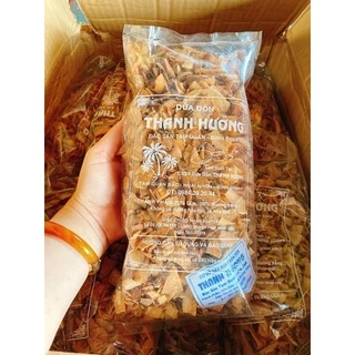 500g Dừa khô sấy giòn ngọt, phù hợp ăn kèm chè, kem, sinh tố, bánh..