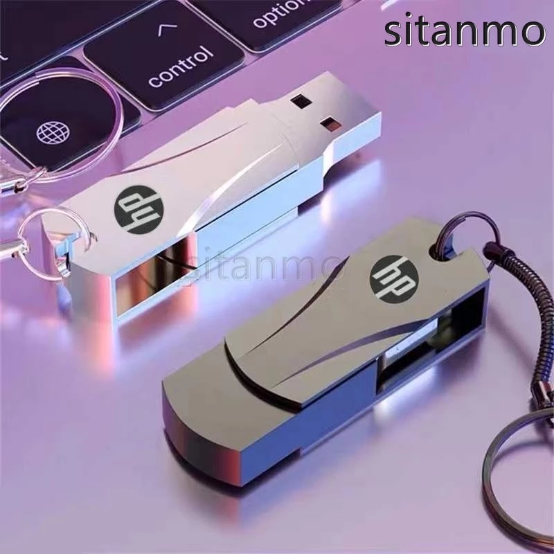 HP USB Pendrive 2TB 1TB 128GB 64GB 32GB 16GB 8GB 4GB 2GB 1GB Kim Loại USB Flash Drive Memory Stick U Disk 2.0