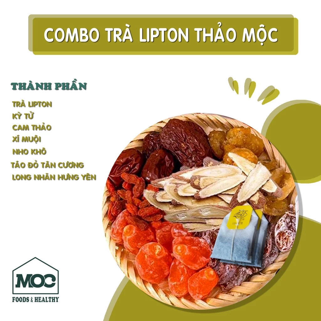 Set Trà lipton Thảo Mộc 10 gói