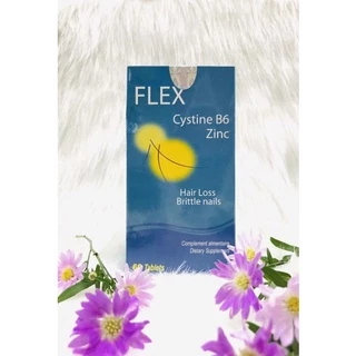 Flex Cystein B6 Zinc - Viên uống hỗ trợ chống rụng tóc - Hộp 60 viên của Mỹ