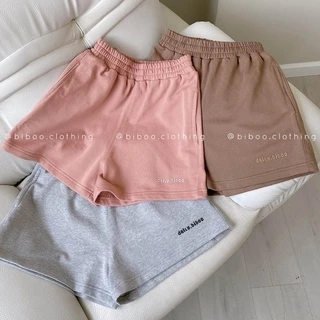 BIBOO - Quần short DAILY BIBOO lưng thun chất liệu nỉ chân cua cotton mịn đẹp