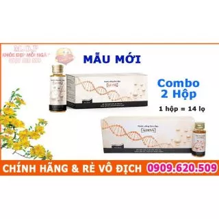 2 hộp Collagen ADIVA chính hãng, 14 lọ nước/hộp