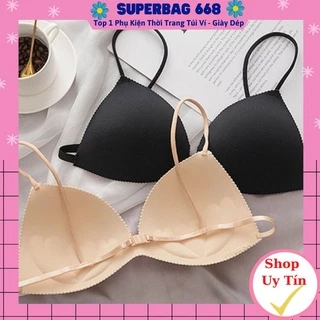 Áo Bra Đúc Su Cài Sau Áo ngực bra 2 dây mảnh, Áo brallte dây nhỏ dễ thương, Áo bra cao cấp mút mỏng Superbag 315