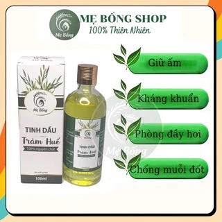 Tinh dầu tràm Huế nguyên chất giữ ấm phòng đầy hơi chống muỗi đốt cho bé lọ 100ml