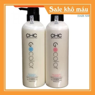 DẦU GỘI XẢ CHC GOCOLOR HÀN QUỐC 500ML - PHỤC HỒI, MỀM MƯỢT, GIỮ MÀU, GIẢM GÃY RỤNG