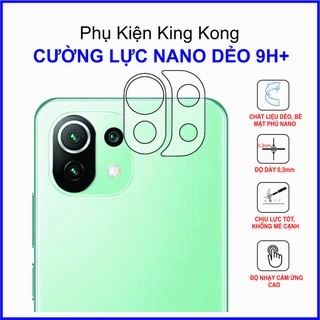 Cường lực camera Xiaomi Mi 11 LITE Cường lực nano dẻo 9H+