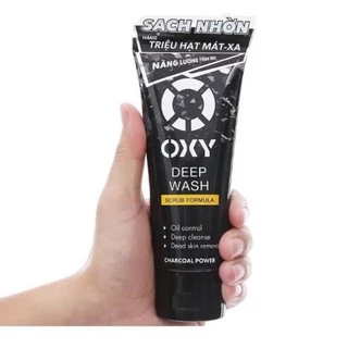 KEM RỬA MẶT CÓ HẠT OXY DEEP WASH SCRUB FORMULA 100g