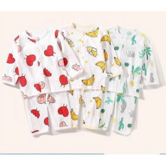 COMBO 5 Bộ Cotton Giấy Dài Tay Cho Bé Trai Bé Gái