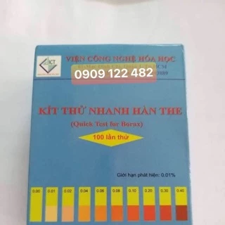 Bộ Kít Thử Hàn The