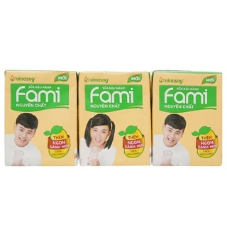 LỐC 6 HỘP SỮA ĐẬU NÀNH FAMI [ 200ml x 6 hộp]