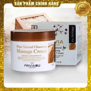 Kem massage Privia chiết xuất từ mầm gạo 300ml [CHÍNH HÃNG]