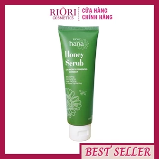 Tẩy Tế Bào Chết Da Mặt Chiết Xuất Mật Ong Dạng Gel RIORI HANA - Honey Scrub SCRUB 120g