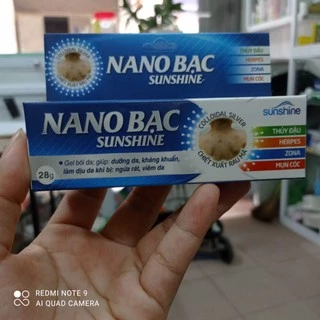 Nano bạc gel bôi da giúp dưỡng da, kháng khuẩn