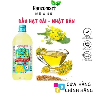 Dầu hạt cải Ajinomoto nội địa Nhật Bản 1 lít - hanzomart