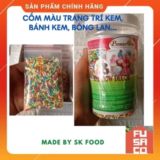 Cốm Màu trang trí bánh kem -RainBow Decor