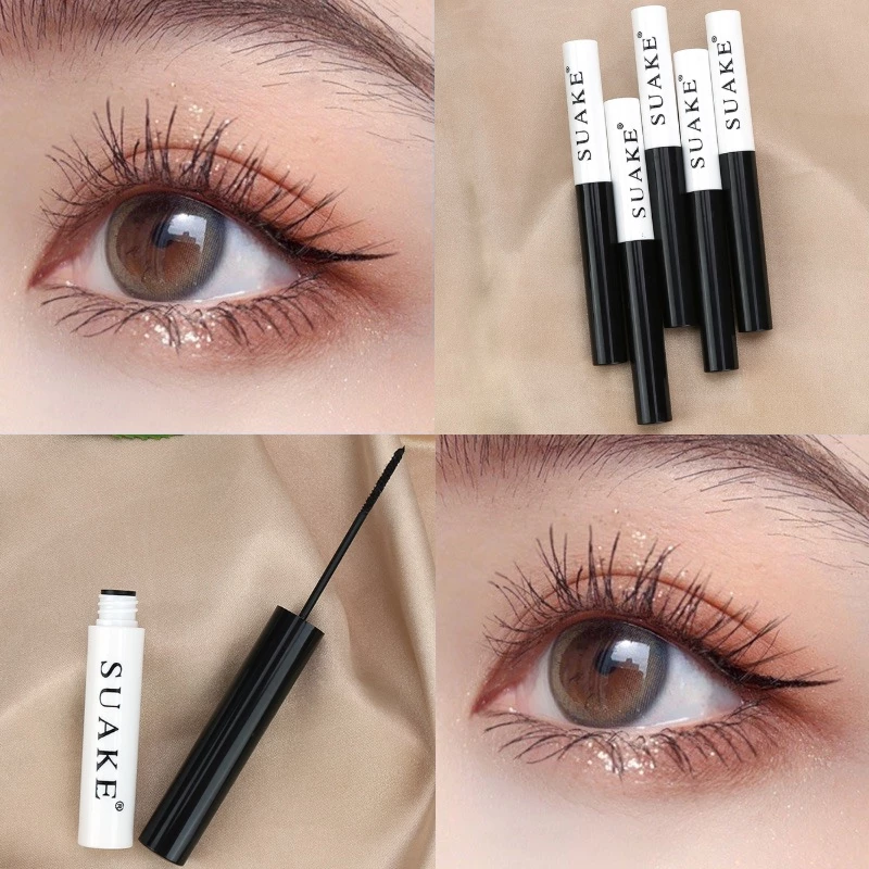 [Hàng mới về] Mascara Suake Màu Đen / Nâu Chống Thấm Nước Lâu Trôi Nhanh Khô Không Lem