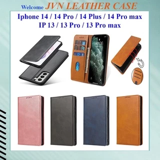 Bao da Iphone 15 15 pro 15 Plus 15 Pro max, IP 13 13 pro, IP 14 14 pro 14 Plus, 13 pro max, 14 pro max kiểu ví từ tính