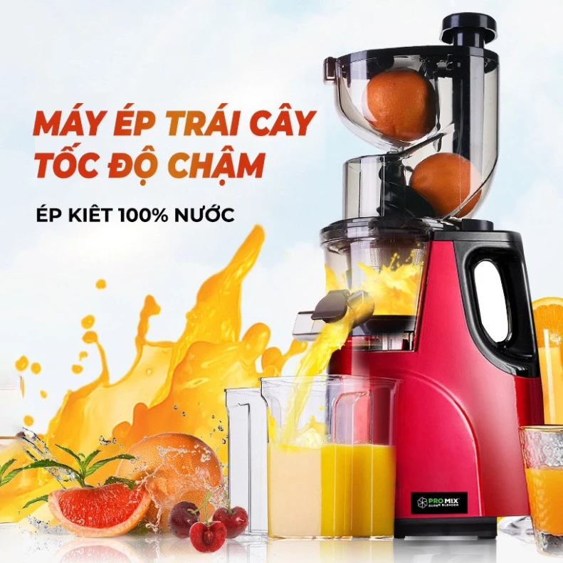 Máy Ép Chậm Trái Cây Rau Củ Quả Cho Gia Đình Nineshield KBF8B - RH312 - SATVM JE07 - MOKKOM
