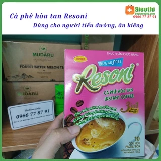 Combo 5 hộp Cà phê Resoni cho người tiểu đường ăn kiêng Siêu Thị Sức Khoẻ 365