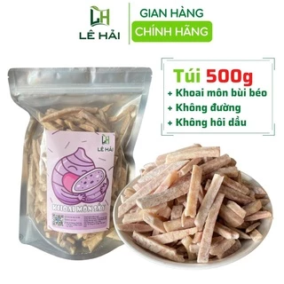 Khoai môn sấy 500g Lê Hải hàng xuất khẩu, nguyên sợi, bùi béo, không đường