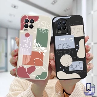 Realme C15 C21 C11 2021 C21Y C31 C35 C25 C20 C3 C12 C2 C25S 5S 5 5S 5i C17 Soft Oil Painting Camouflage Transparent Tpu Phone Case