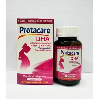 PROTACARE DHA CHAI 30 VIÊN GIÚP BỔ SUNG VITAMIN CẦN THIẾT CHO BÀ BẦU