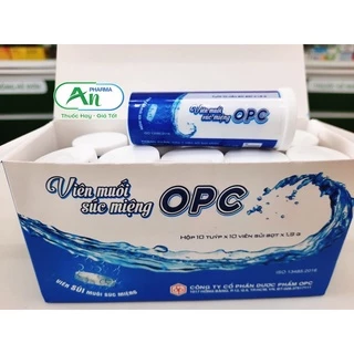 Viên muối xúc họng OPC Natri clorid 0.9%  - Tuýp 10 viên / 20 viên