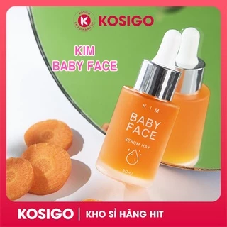 Serum KIM BABY FACE HA+ Da Trắng Căng Bóng, Mờ Thâm Nám, Ngăn Ngừa Lão Hóa, Chai 30ml