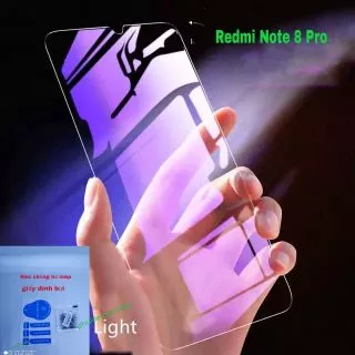 Cường lực Redmi Note 8 / Note 8 Pro / Note 9s / Note 9 Pro / Redmi K40 / Poco X3 tím chống tia UV hại mắt