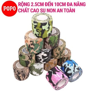 Băng cuốn thể thao POPO KJ213 chất liệu cao su non băng keo thể thao quấn tay chân chống chấn thương