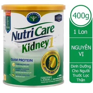 Sữa bột Nutricare Kidney 1 - dinh dưỡng cho người suy thận, tiền chạy thận nhân tạo (400g)