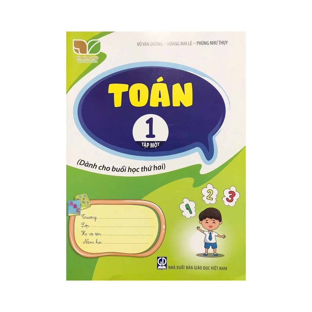 Sách - Toán lớp 1 tập 1 dành cho buổi học thứ 2 ( Kết nối tri thức )