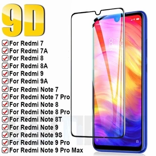 Kính Cường Lực Toàn Màn Hình Cho Xiaomi Redmi 9i 9c Nfc 9a 9 Prime Poco X3 M3 M2 Pro Note 9 Pro Max 9s Mi Note 10 Lite