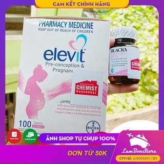 [Tem CHEMIST] COMBO BẦU ÚC - ELEVIT bầu, SẮT bầu