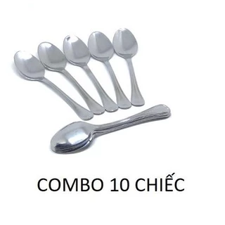 Combo 10 muỗng canh inox dài - siêu bền, đẹp