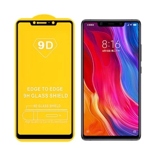 Cường lực full màn Xiaomi Mi 8 / Mi 8pro/ Mi 8 SE/Mi 8 Lite 9D viền đen siêu mỏng