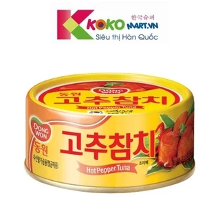 Cá ngừ cay đóng hộp Dongwon Hàn Quốc 150g