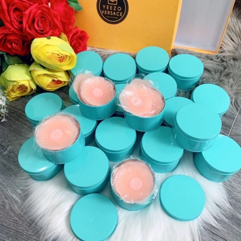 HOT-HỘP 5 ĐÔI DÁN NHŨ HOA SILICON SIÊU MỀM 1401.