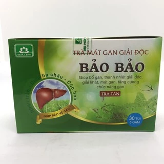 Trà tan bảo bảo hộp 30 gói giúp bổ gan, thanh nhiệt, giải độc