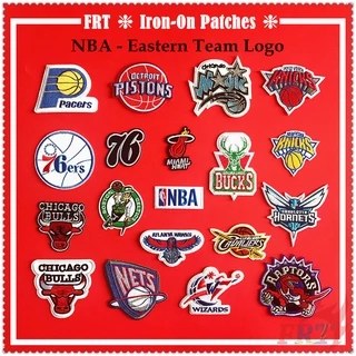 Sticker Ủi Thêu Logo Đội Bóng Rổ Nba