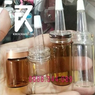 Chai thủy tinh vacxin nâu , chai thủy tinh vacxin trong , lọ đựng dung dịch vacxin 5ml,7ml,8ml,10ml