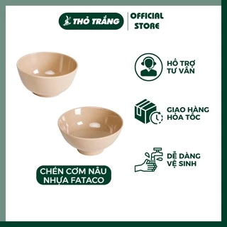 Chén cơm CO 02/ CO 11 màu nâu nhựa melamine Fataco Việt Nam