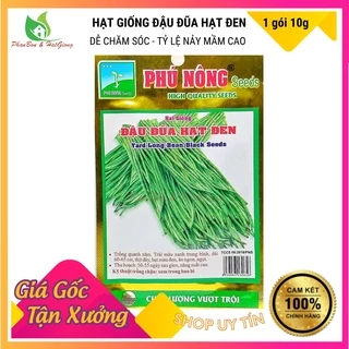 Hạt Giống Đậu Đũa Hạt Đen Phú Nông 10g