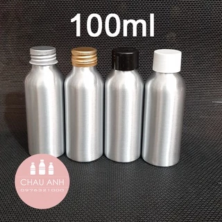 Chai nhôm bạc nắp vặn 100ml