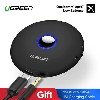 Bộ Thu phát Bluetooth 5.0 Ugreen 40762 CM108 ( APTX 2 in 1, có PIN, kèn 3 dây Ugreen )