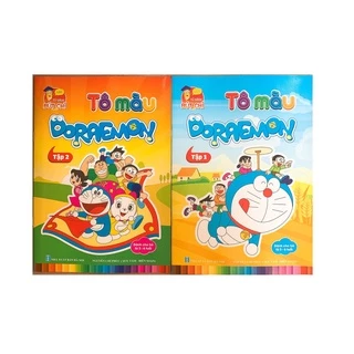 Sách - Combo tô màu Doraemon (2 quyển)