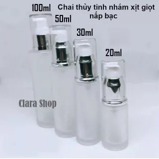 Chai thủy tinh nhám xịt giọt | 20ml/30ml/50ml/100ml