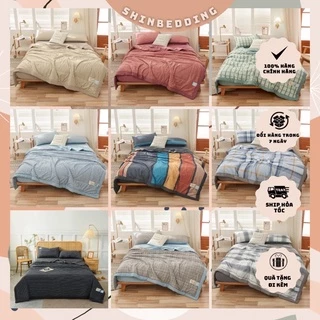 Set Cotton Tc Chăn Hè Dày Dặn Thoáng Mát Hàng Chuẩn Loại I (Shinbedding)