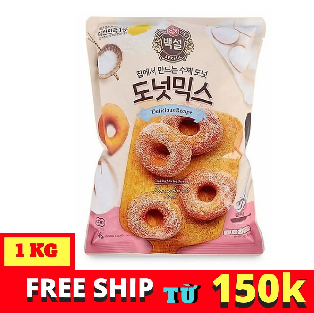 BỘT LÀM BÁNH DONUT CJ HÀN QUỐC GÓI 1KG