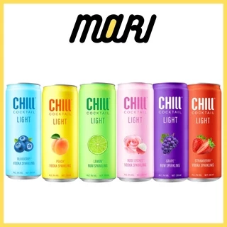 Nước trái cây lên men Chill Cocktail 6 vị lon 330ml